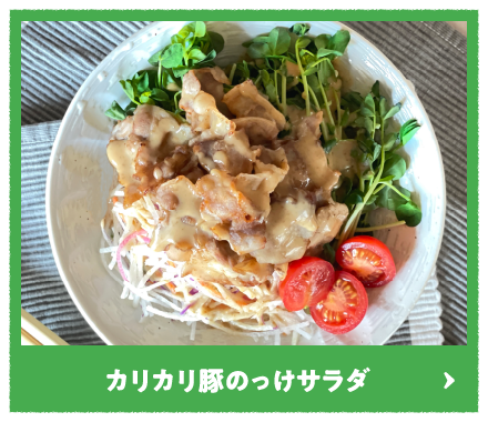 カリカリ豚のっけサラダ
